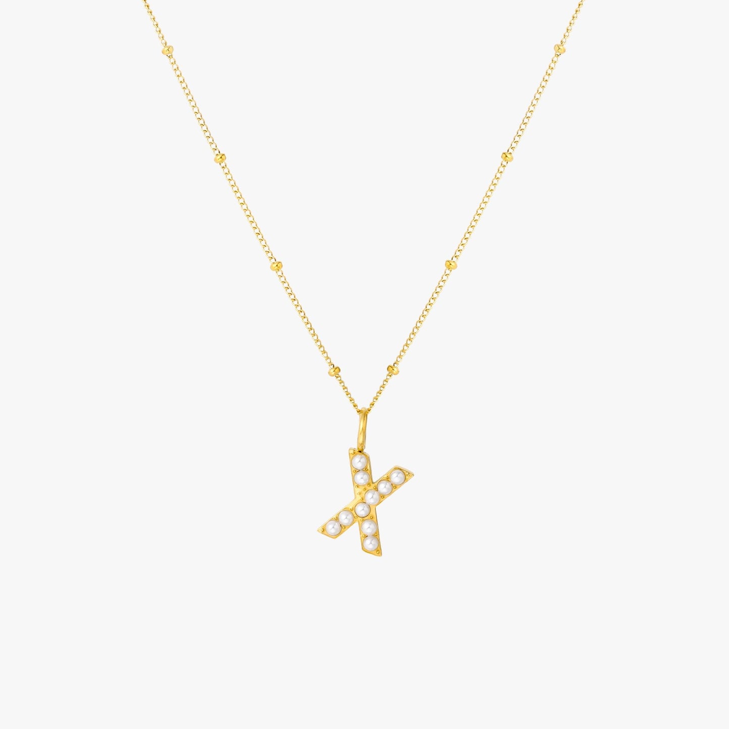 Collar de Perlas con Inicial