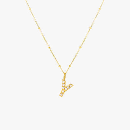 Collar de Perlas con Inicial