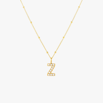 Collar de Perlas con Inicial
