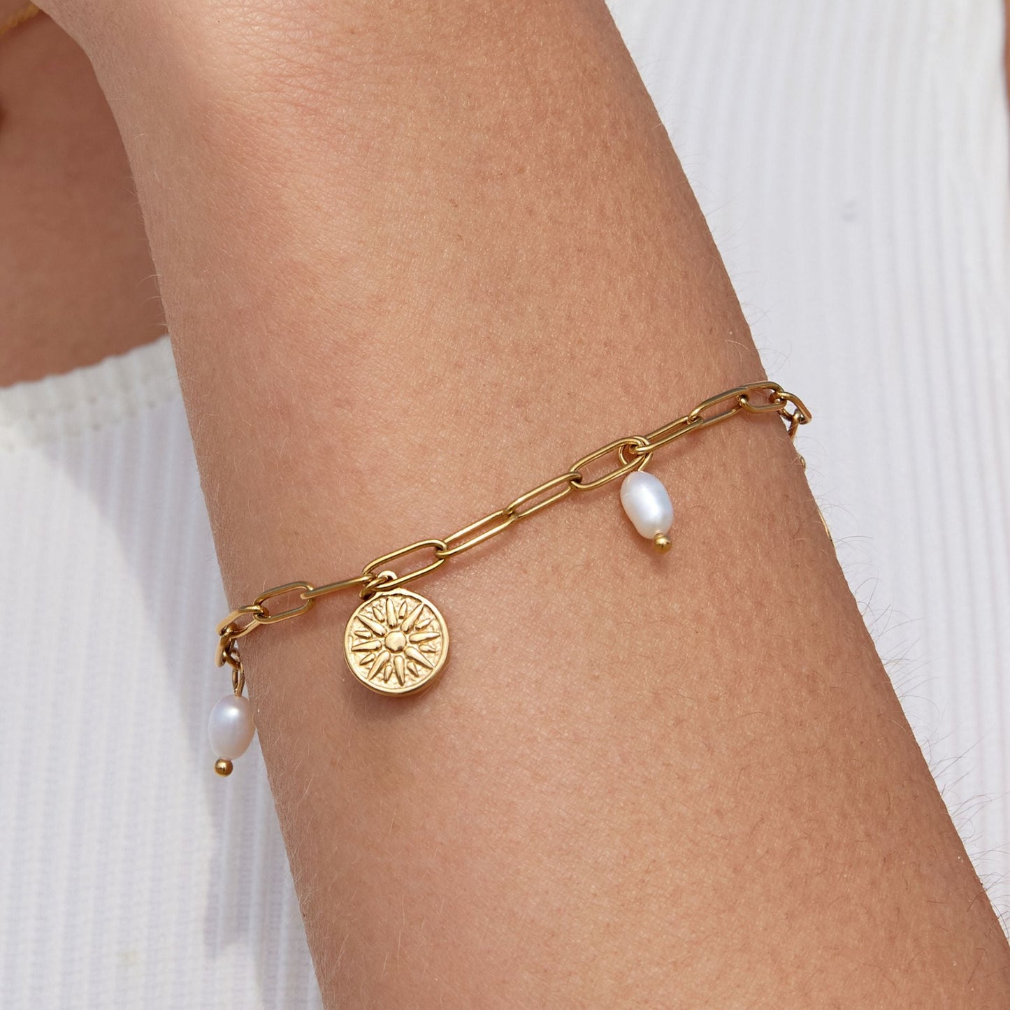 Pulsera Sol Dorado