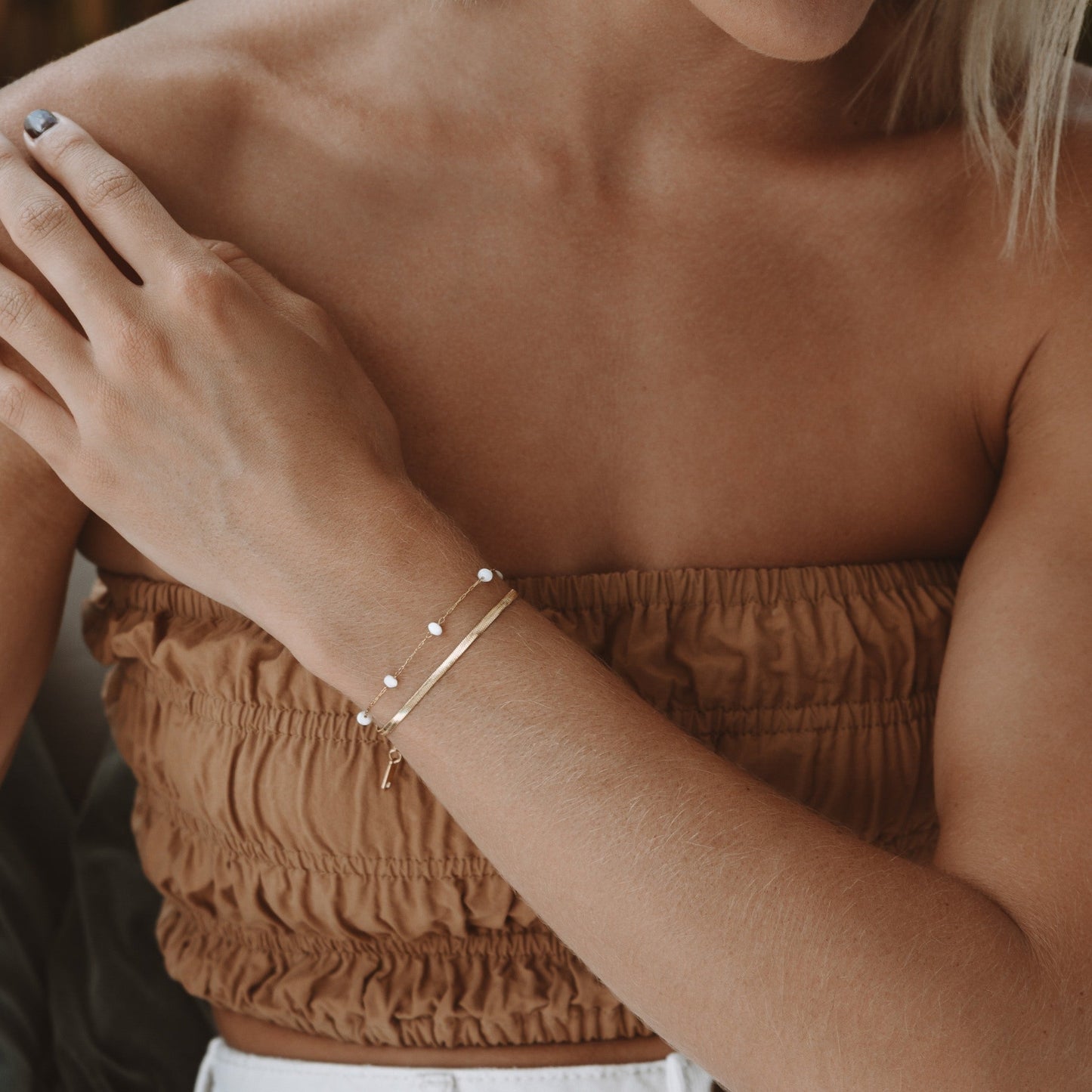 Pulsera de capas "Santorini"