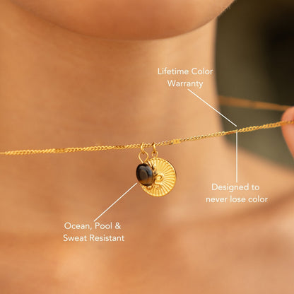 Collar de serpiente dorado