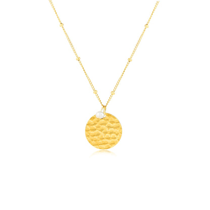 Collar con medallón isleño