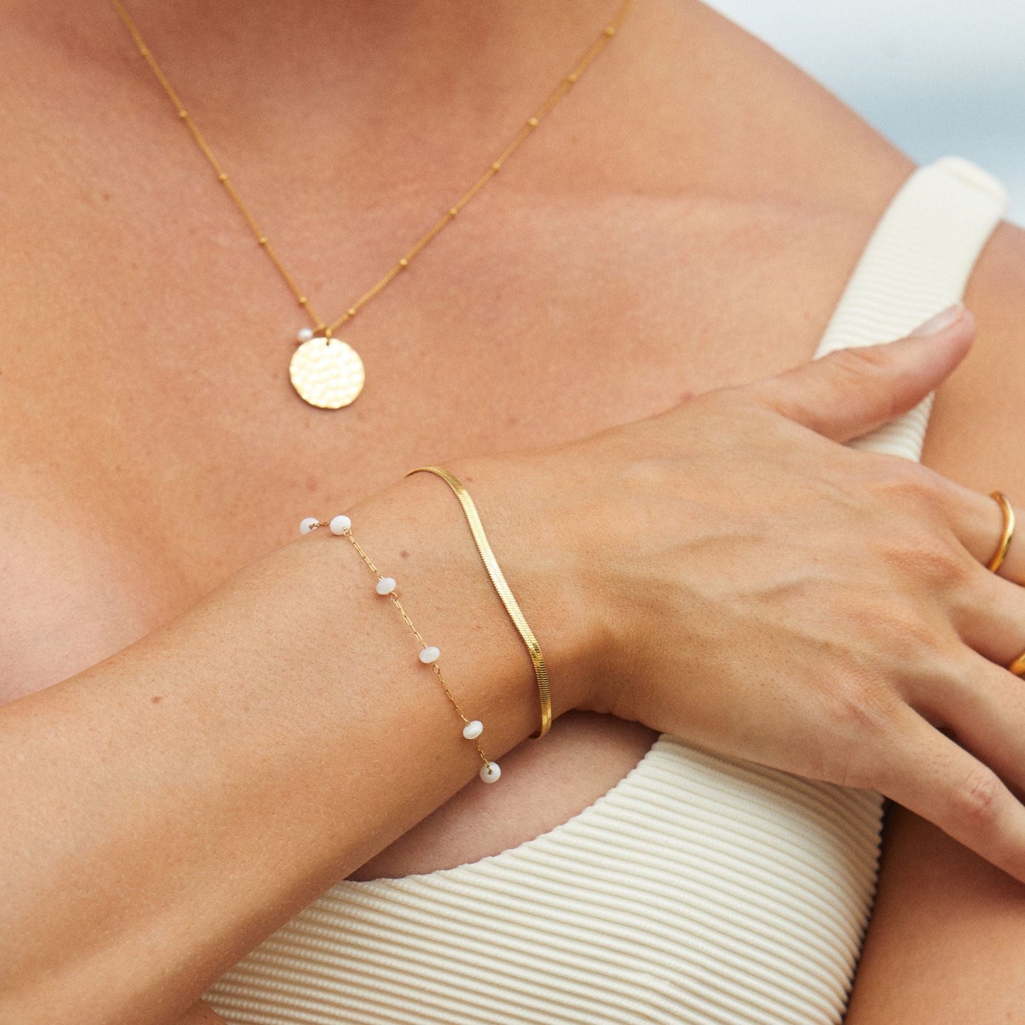 Pulsera de capas "Santorini"