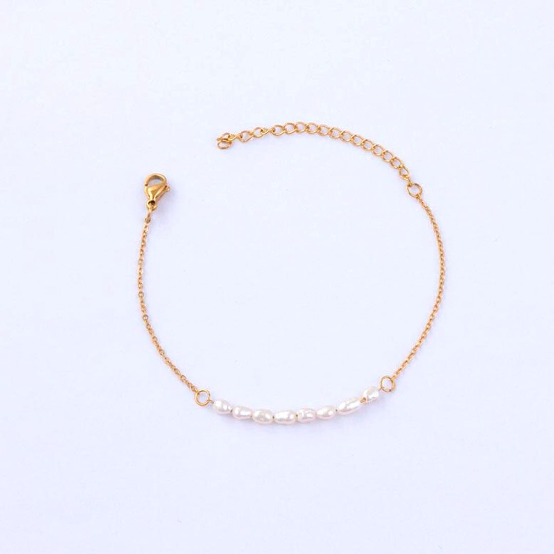 Pulsera mini de perlas de agua dulce