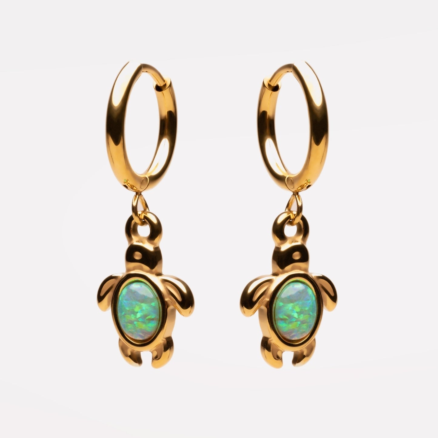 Opal Turtle Hoops