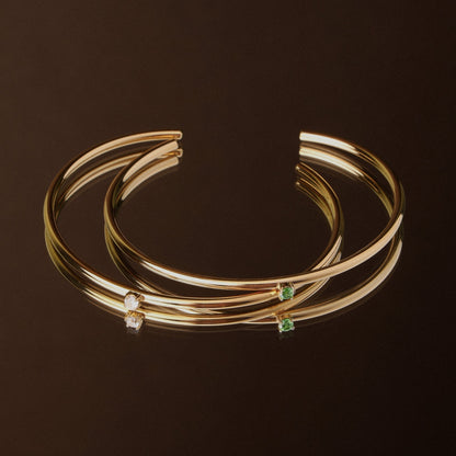 Brazalete solar delgado