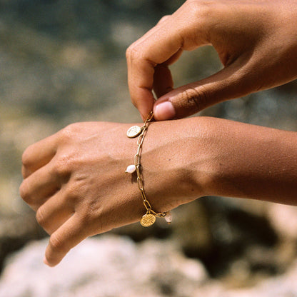 Pulsera Sol Dorado