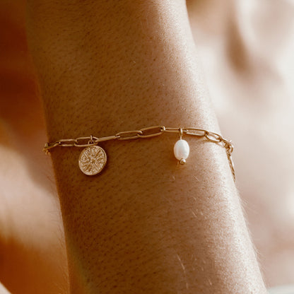 Pulsera Sol Dorado