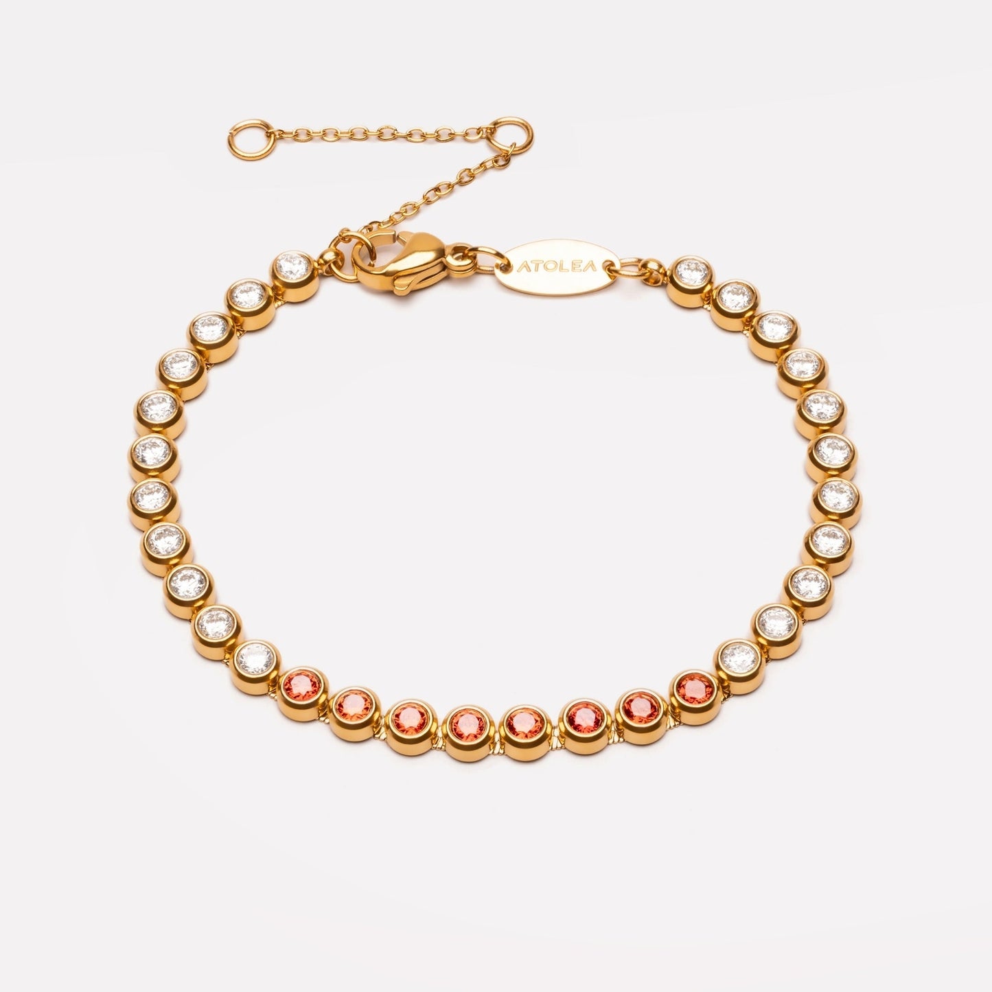 Pulsera de tenis con cerezas