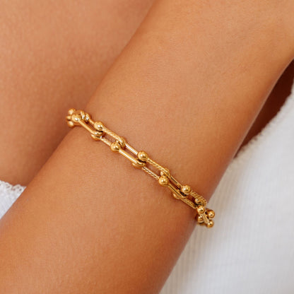 Pulsera eslabones isleños